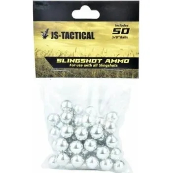 Prak JS Tactical ocelové kuličky do praku 9,5 mm - 50 kusů