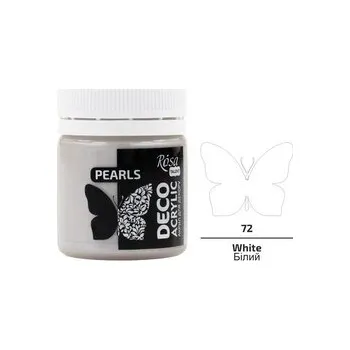 Set školních potřeb Farba akrylowa perłowa white 72 20ml