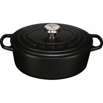 Hrnec Le Creuset Signature Gusseisen- Braeter oval 27cm mattschwarz
