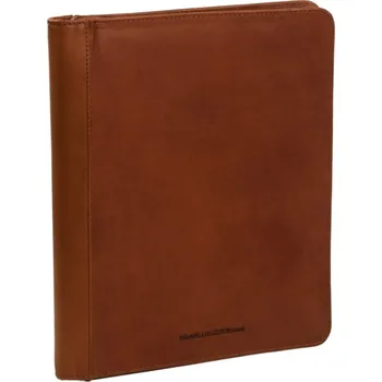 Aktovka na dokumenty The Chesterfield Brand Kožená spisovka na A4 a tablet Barnet C40.105231 koňak