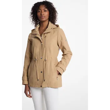 Pánská větrovka Michael Kors Bunda Woven Hooded Anorak Khaki Velikost: XS
