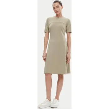 Dámské šaty Calvin Klein Každodenní šaty K20K208151 Béžová Regular Fit 44