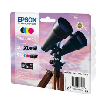 Epson 502/502XL Multipack - 4-balení - 19.1 ml - černá, žlutá, azurová, purpurová - originální - blistr - inkoustová cartridge - pro Expression Home XP-5100, XP-5150; WorkForce WF-2860, WF-2865DWF, WF