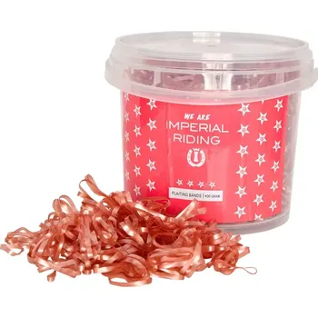 Pro koně Gumičky na hřívu silikon Imperial, rosegold, 150 g