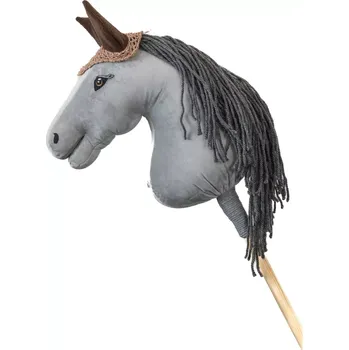 Hobby horsing Čabraka háčkovaná - Béžová s hnědýma ušima - Hříbě (Hobby horsing )