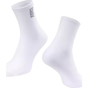 Pánské ponožky ponožky FORCE COLOUR krátké, bílé S-M/36-41