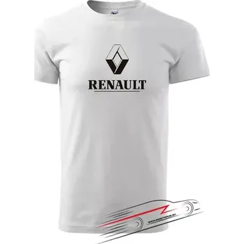 Pánské tričko Pánské triko s motivem Renault bílé S