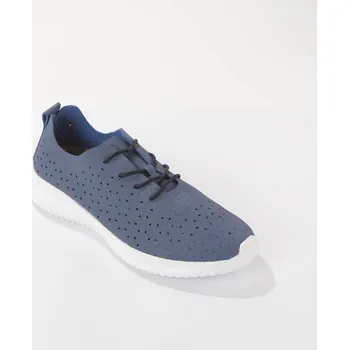 Dámské tenisky Pružné ažurové tenisky modrá džínová 41