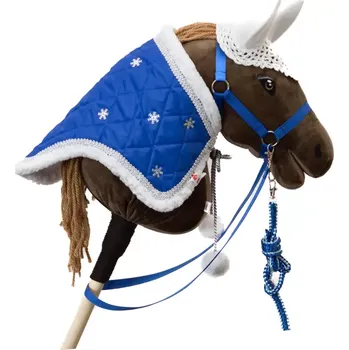 Hobby horsing Sada - tmavě modrá - dospělý kůň (Hobby horsing )