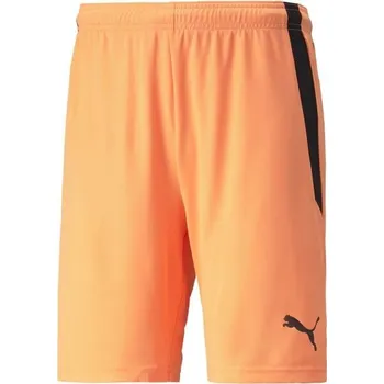Pánské kraťasy Pánské šortky Puma TEAM LIGA SHORTS S Oranžová, Černá