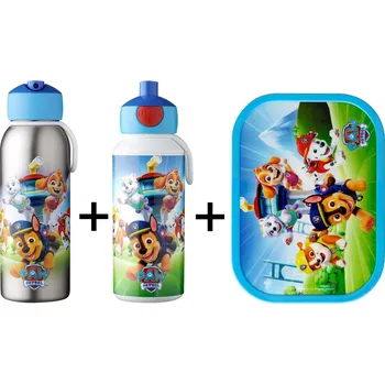 Svačinový box MEPAL DĚTSKÝ SVAČINOVÝ SET A TERMO LÁHEV MEPAL, CAMPUS, TLAPKOVÁ PATROLA PUPS