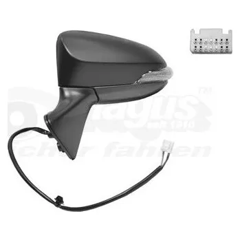 Auto zrcátko Vnější zpětné zrcátko VAN WEZEL 5493817