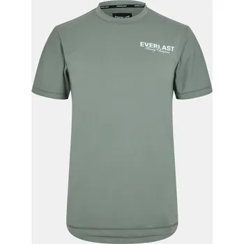 Everlast Stripe Poly T-Shirts Mens Khaki M