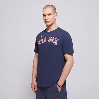 Nike Tričko Fuse Wordmark Cotton Tee Boston Red Sox Tmavomodrá M