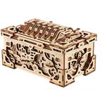 Wood Trick "Enigma truhla" - 3D dřevěné mechanické puzzle ("Enigma chest" - dřevěné 3D puzzle a dřevěné skládačky)