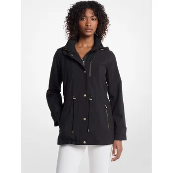 Pánská větrovka Michael Kors Bunda Woven Hooded Anorak Black Velikost: S