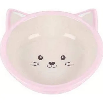 Pro kočku Růžová miska pro koťátko 200ml