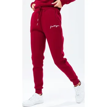 Hype Closed Hem Woven Tracksuit Jogger Burgundy 6