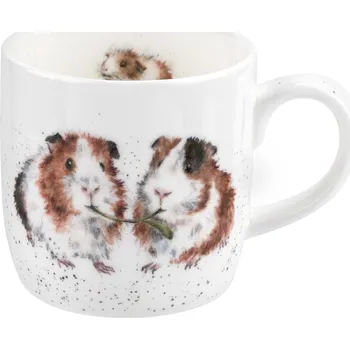 Stolování Wrendale porcelánový hrnek Lettuce be Friends s morčaty 0,31l