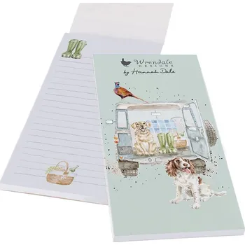 Dávkovač mýdla Wrendale Designs Wrendale nákupní seznam s magnetem Dogs s pejsky 21x9,9cm