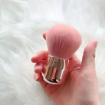 Kosmetický štětec Velký růžový štětec na pudr a tvářenku | štětec na líčení, kosmetický štětec