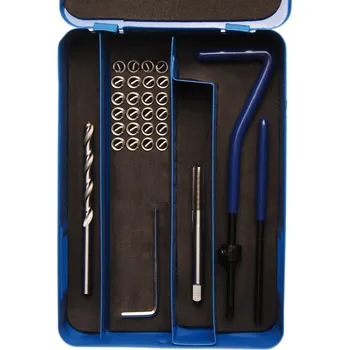 Závitořezný nástroj BGS 1952, Sada pro opravu závitu | M5 x 0,8 | 29dílná