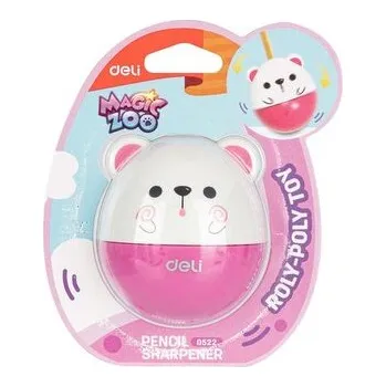 Vodová barva Temperówka 1 otwór z pojemnik Animals różowa