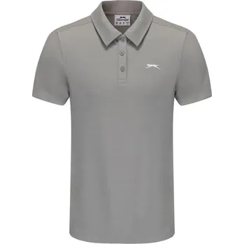 Dámské tričko Slazenger Pique Polo Womens Ice Grey 10 (38)
