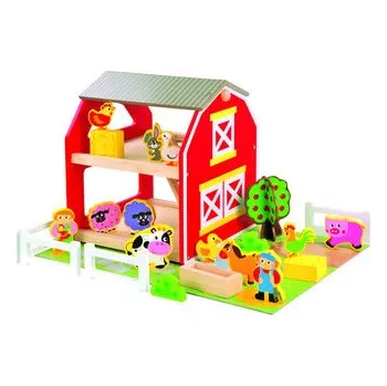 Dřevěná hračka Farma se zvířátky (cs, Hračky / hry, Bino)