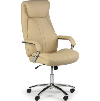Kožené kancelářské křeslo Nexus béžové