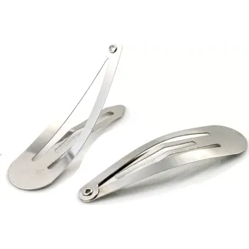 Sponka do vlasů pukačka platinová - 2 ks