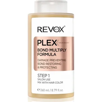 Žehlička na vlasy Revox B77 PLEX Bond Multiply Formula. Step 1 ochranná péče pro poškozené, chemicky ošetřené vlasy 260 ml