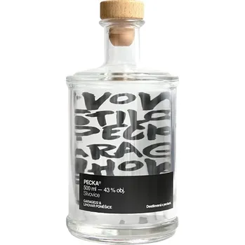 Pálenka Poněšická Slivovice PECKA 43% 0,5 l