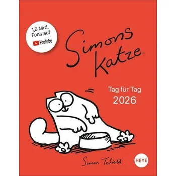 Komiks pro dospělé Simons Katze Tagesabreißkalender 2026 - Tofield Simon