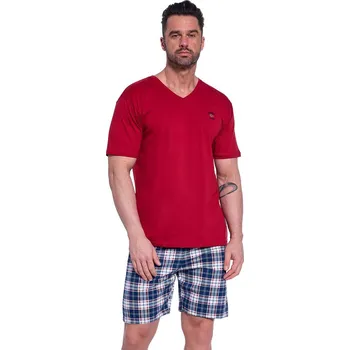 Pánské pyžamo Cornette 326/180 Bordó XXL