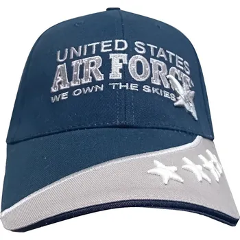 Oblečení a móda ATLANTIS® Čepice U.S. AIR FORCE WE OWN THE SKIES modrá