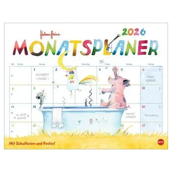 Helme Heine: Monatsplaner 2026 - Heine, Helme