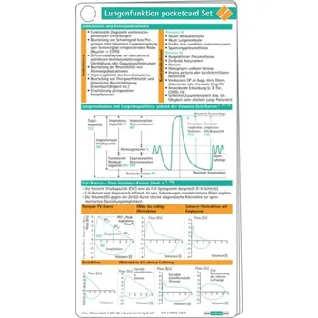 Lungenfunktion pocketcard Set - Jakob, Michael