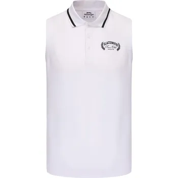 Dámské tričko Slazenger Sleeveless Pln Polo Womens White 10 (38)