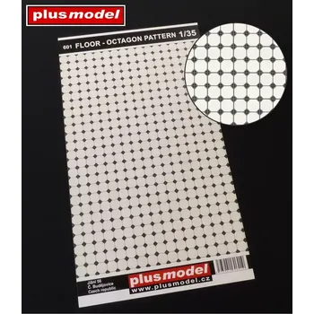 Plastikový model Plusmodel 1/35 Floor - octagon pattern