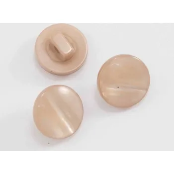 Knoflík Knoflík se spodním přišitím - béžový perleťový - průměr 1,23 cm