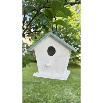 Hnízdní budka Dřevěná budka pro ptáčky ušpiněno