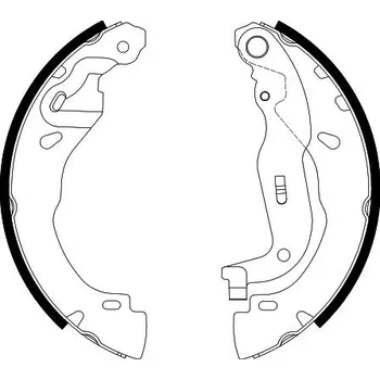 Brzdová čelist Sada brzdových čelistí TEXTAR 91088500