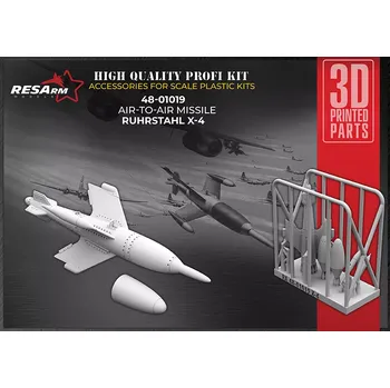 Plastikový model RESARM 1/48 Ruhrstahl X-4 Air-to-Air Guided Missile