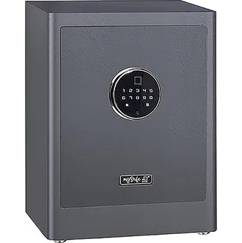 Trezor Basi 2020-0001-1200 mySafe Premium 450 nábytkový trezor na heslo, zámek s otiskem prstu šedá