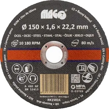 Řezný kotouč Vyrobce Xpert Tools Řezný kotouč 150x6x22,2 mm