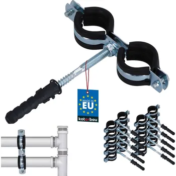 Trubková svorka 3/4" rukojeť gumové těsnění 10 ks. - 3/4"