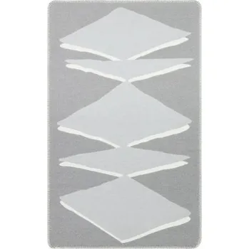 Koberec Kusový koberec Bakero Arya Neo z recyklované bavlny 09 grey/white 75x180 cm