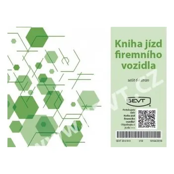 Tiskopis Kniha jízd firemního vozidla A6 SEVT