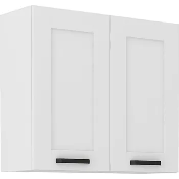 Obývací stěna Horní skříňka, bílá, LULA 80 G-72 2 F